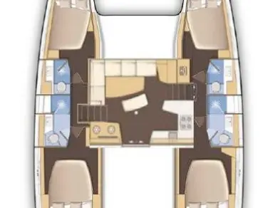 Pronájem Katamarán Lagoon s licencí