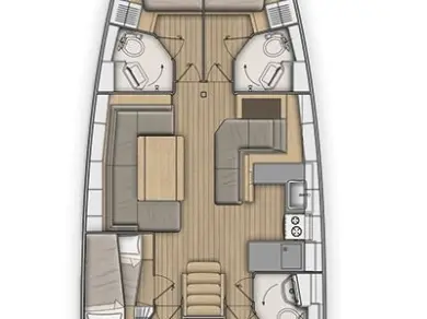 Pronájem lodi Capo d'Orlando lákavé ceny Oceanis 51.1