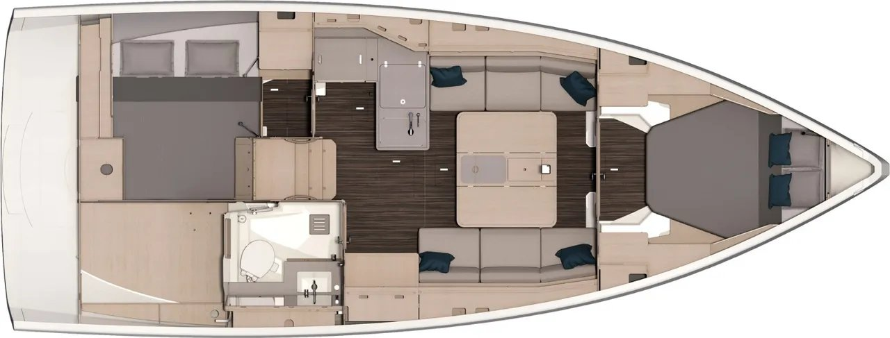 Pronájem Plachetnice Dufour s licencí