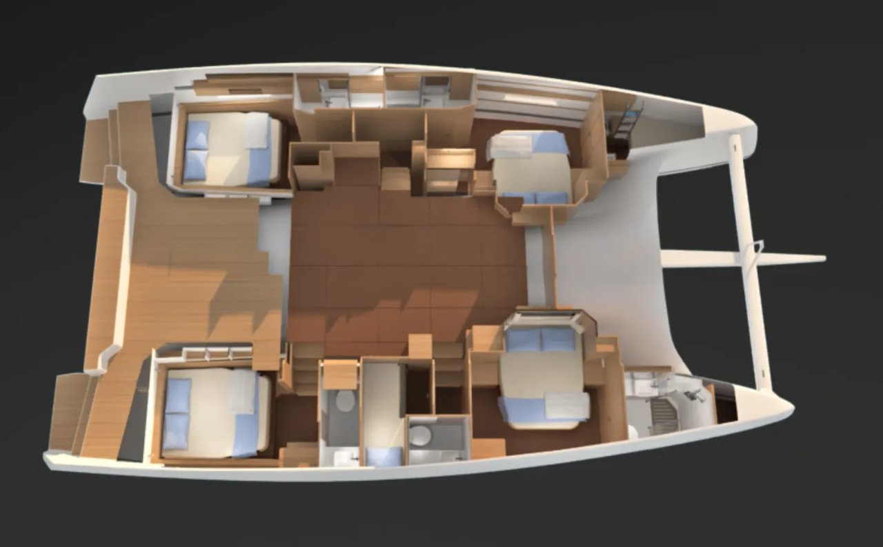 Pronajmout si Dufour Dufour Catamarans 48 Sail v Palermo