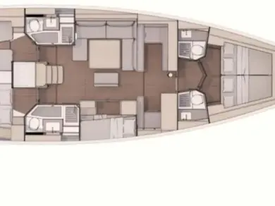 Pronájem lodi Procida lákavé ceny Dufour 530