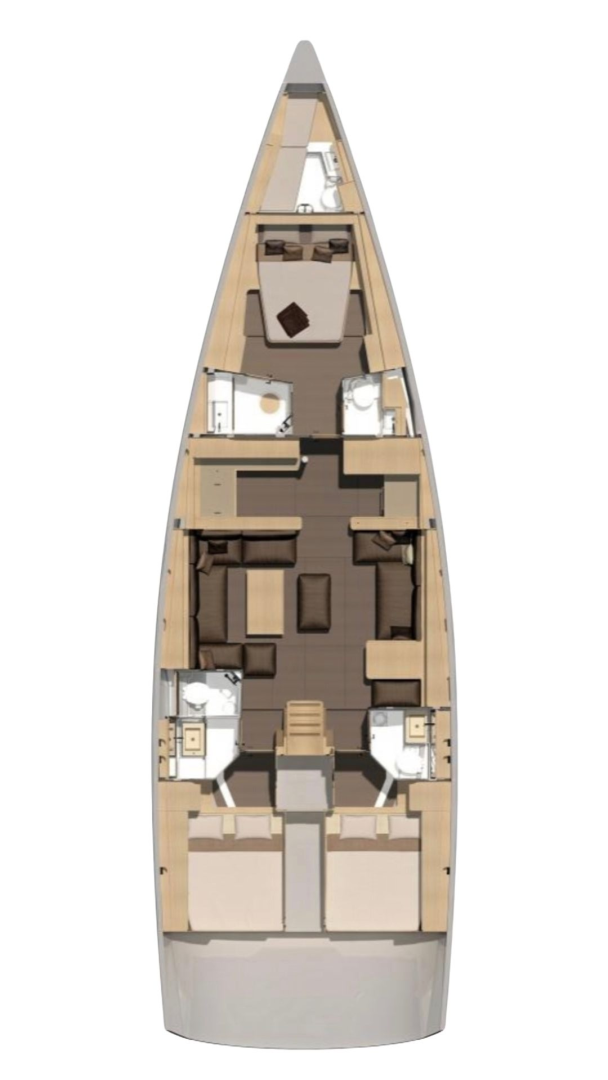 Pronájem Plachetnice Dufour s licencí