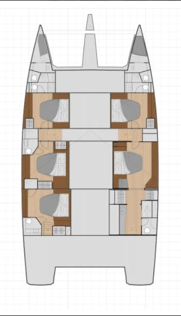 Pronájem Katamarán v Palermo -Fountaine Pajot Fountaine Pajot Samana 59 - 5 + 2 cab.