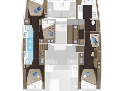 Pronajmout si Lagoon Lagoon 51 v Pula