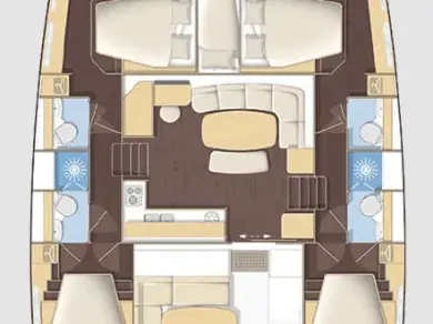 Lagoon Lagoon 420 jednotlivci a charterové společnosti v Deme of Volos