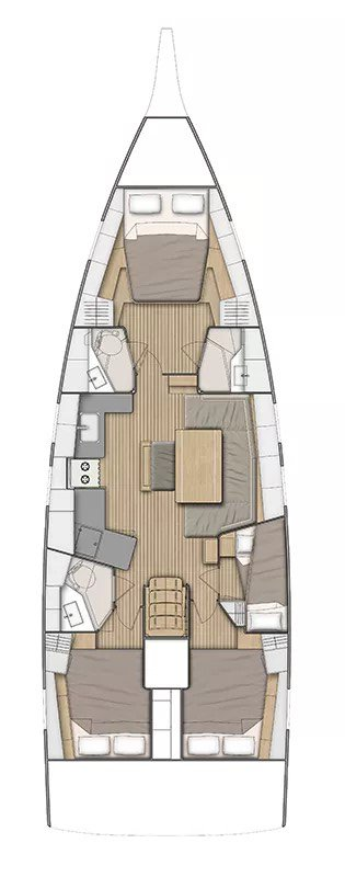 Bénéteau Oceanis 46.1 jednotlivci a charterové společnosti v Preveza