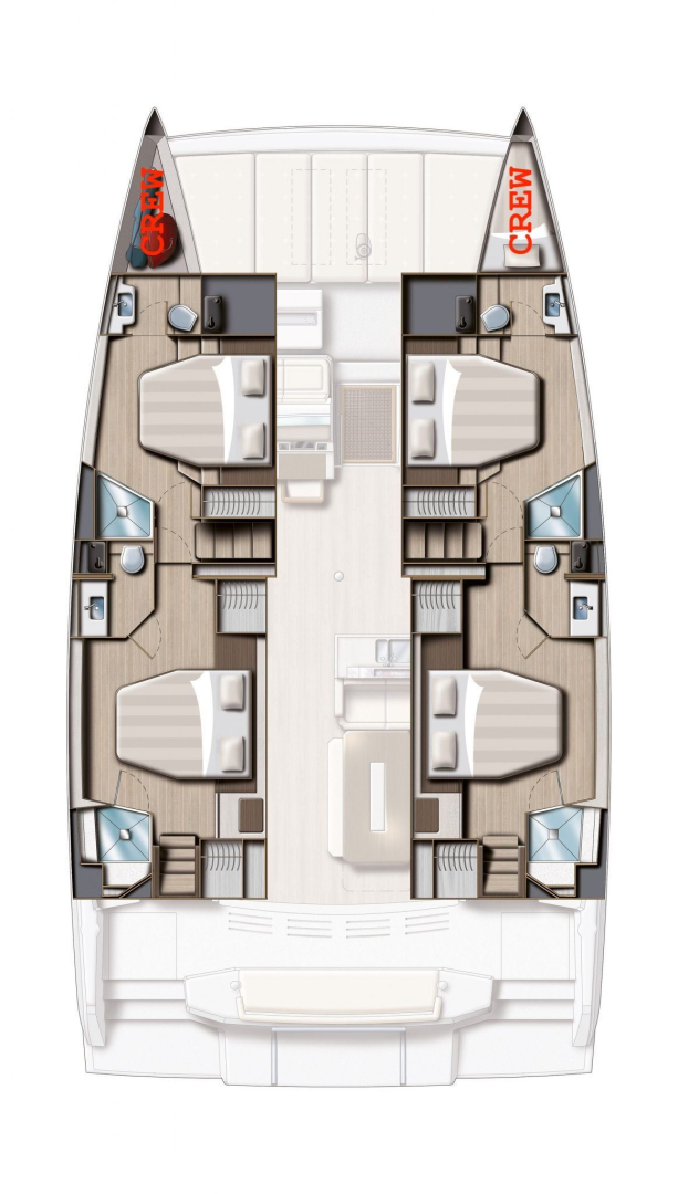 Katamarán k pronájmu v Vibo Marina za nejlepší cenu