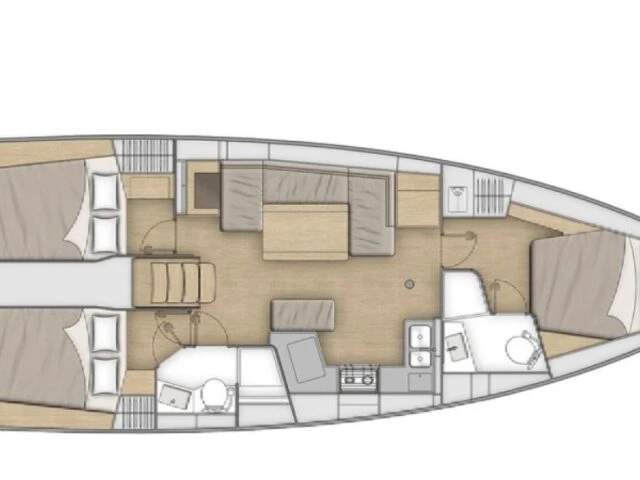 Pronájem Plachetnice Bénéteau s licencí