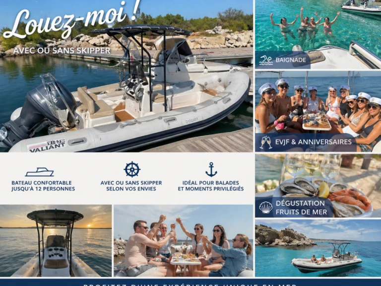 Pronájem lodi Valiant DR 570 v Carnon-Plage na Samboatu