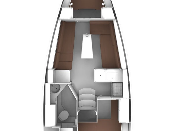 Pronájem lodi Preveza lákavé ceny Cruiser 33
