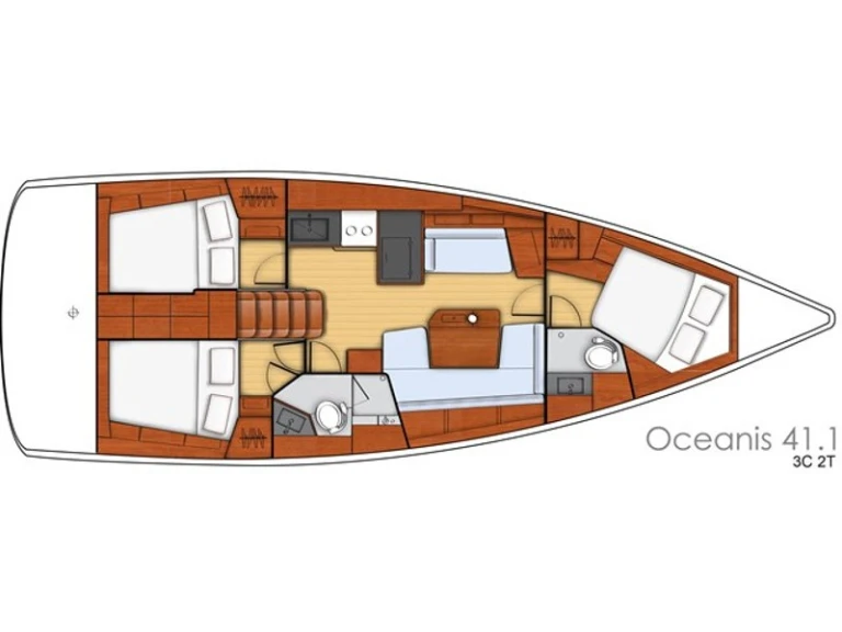 Pronájem jachty v Alimos -Bénéteau Oceanis 41.1 na Samboatu