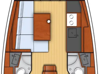 Pronájem lodi Biograd Na Moru lákavé ceny Oceanis 38.1