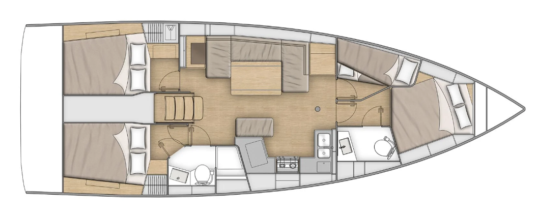 Pronajmout si Bénéteau Oceanis 40.1 v Alimos