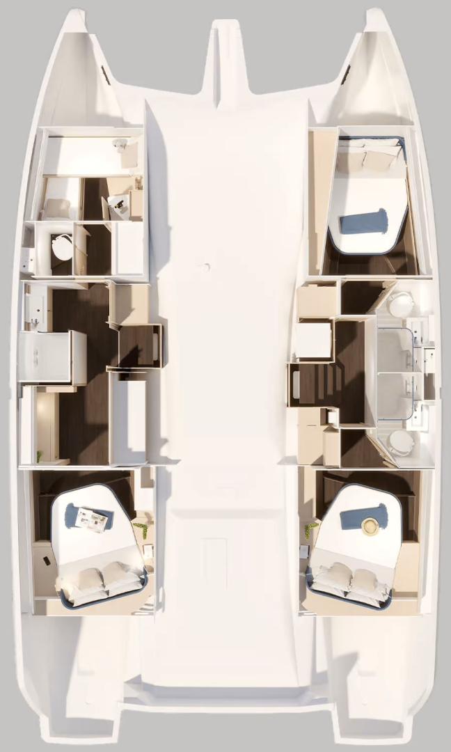 Pronájem lodi Fountaine Pajot Fountaine Pajot FP 44 Maestro - 3 cab. v Road Town na Samboatu