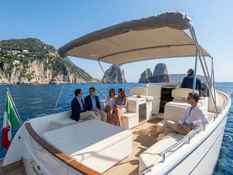 Allure 38 jednotlivci a charterové společnosti v Positano