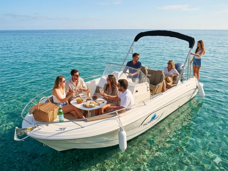 Pronájem Motorová loď v Can Pastilla -Pacific Craft Q670 'Atlas' (10p/200hp)