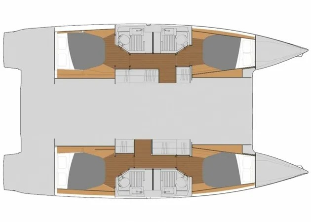 Fountaine Pajot Astrea 42 jednotlivci a charterové společnosti v Primošten 