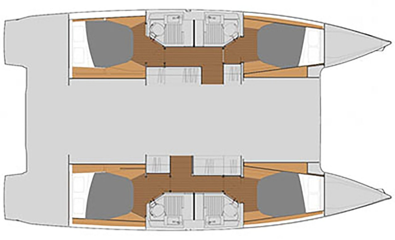 Pronájem Katamarán Fountaine Pajot s licencí