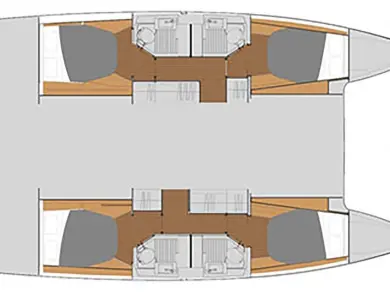 Pronájem Katamarán Fountaine Pajot s licencí