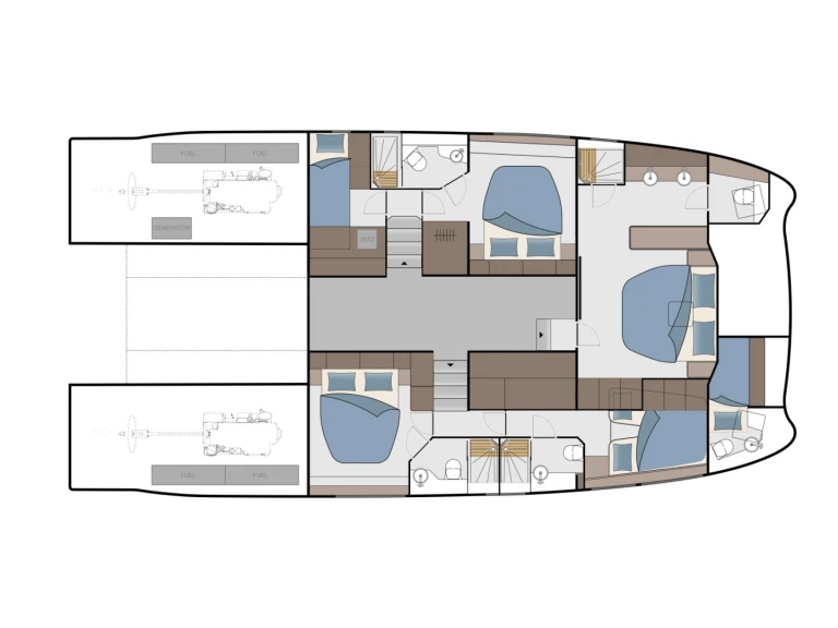 Pronájem Motorová loď v Lignano Sabbiadoro -Aquila Aquila 50 Yacht