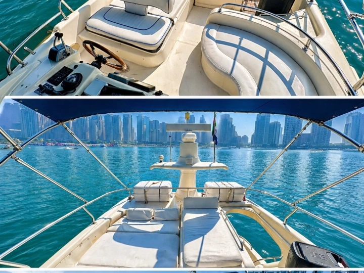 Motorová loď k pronájmu v Dubai Marina za nejlepší cenu