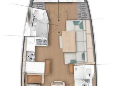 Pronájem Plachetnice v Göcek  -Jeanneau Sun Odyssey 440