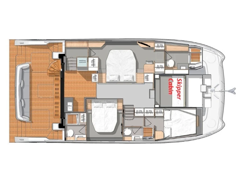 Pronájem Motorová loď Fountaine Pajot s licencí
