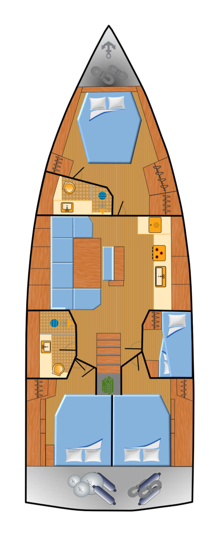Pronájem lodi Hanse Hanse 460 v Punat na Samboatu