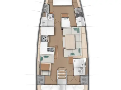 Pronájem lodi Primošten  lákavé ceny Sun Odyssey 490