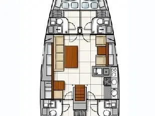 Pronájem lodi Salamína lákavé ceny Hanse 540 E