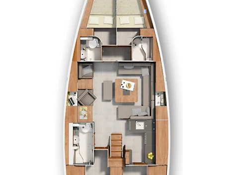 Hanse Hanse 455 jednotlivci a charterové společnosti v Alimos