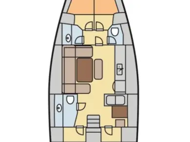 Pronájem jachty v Fethiye -Dufour Dufour 450 Grand Large na Samboatu
