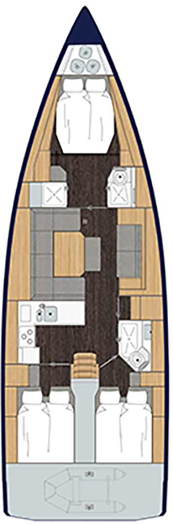 Pronájem jachty v Alimos -Bavaria Bavaria C45 na Samboatu
