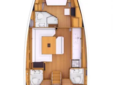 Pronájem Plachetnice v Fethiye -Jeanneau Sun Odyssey 479 - 3 cab.