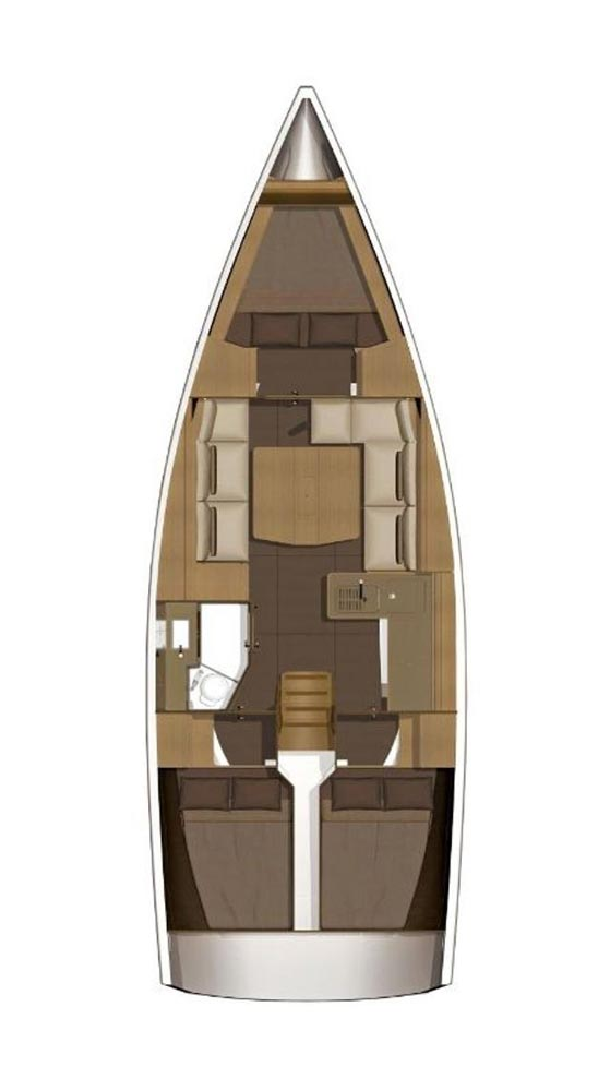 Pronájem Plachetnice v Biograd Na Moru -Dufour Dufour 382 Grand Large