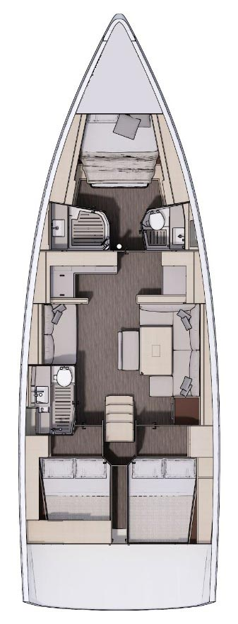 Pronajmout si Dufour Dufour 470 v Trogir