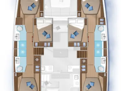 Pronájem jachty v Gouvia -Lagoon Lagoon 50 na Samboatu
