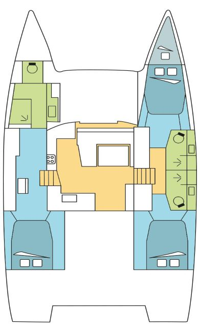 Pronajmout Katamarán se skipperem či ne Fountaine Pajot v Donji Seget