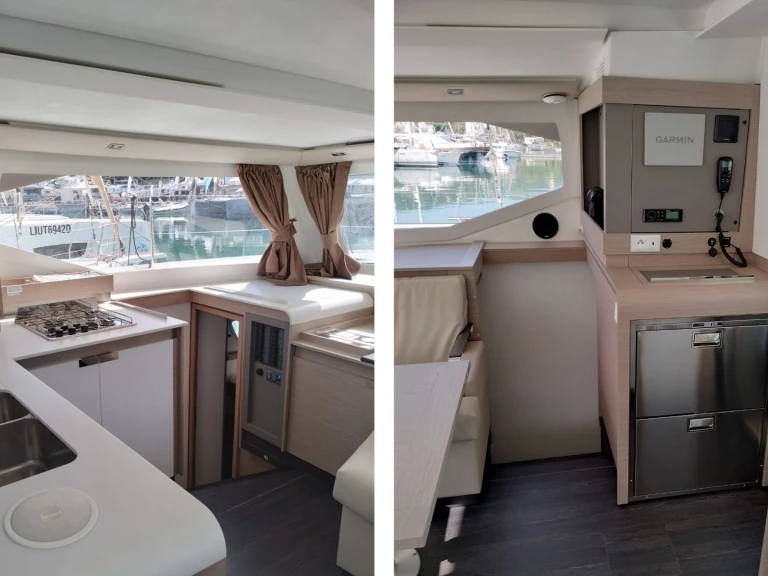 Pronájem Katamarán Fountaine Pajot s licencí