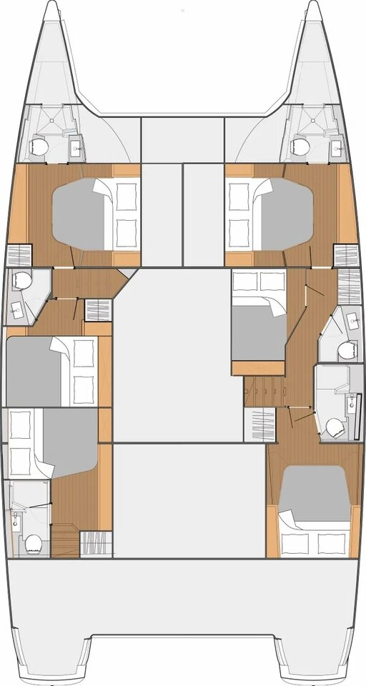 Pronájem Katamarán Fountaine Pajot s licencí