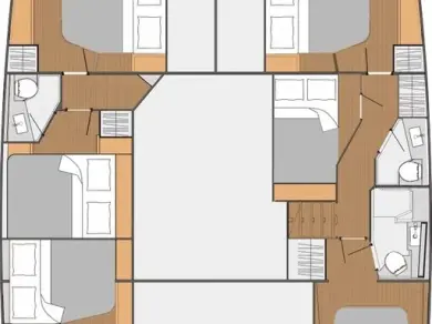 Pronájem Katamarán Fountaine Pajot s licencí