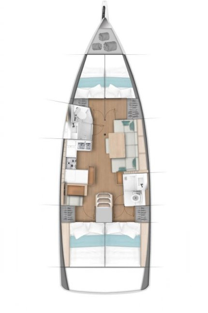 Pronajmout si Jeanneau Sun Odyssey 440 v Kaštela