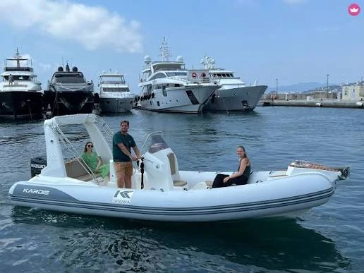 Pronájem Polotuhá loď v Porto Rotondo -Kardis 700