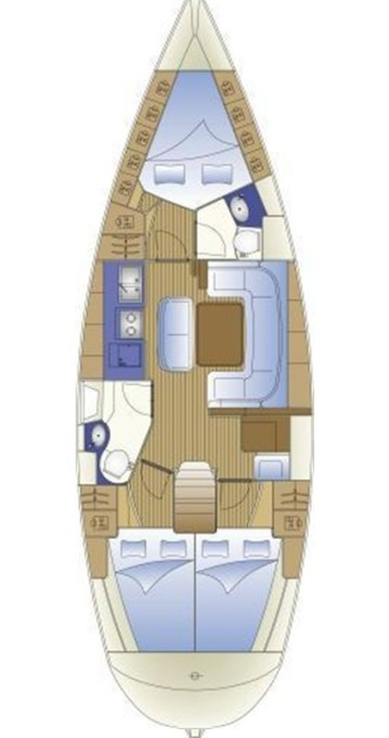 Pronájem Plachetnice v Palma de Mallorca -Bavaria Cruiser 41