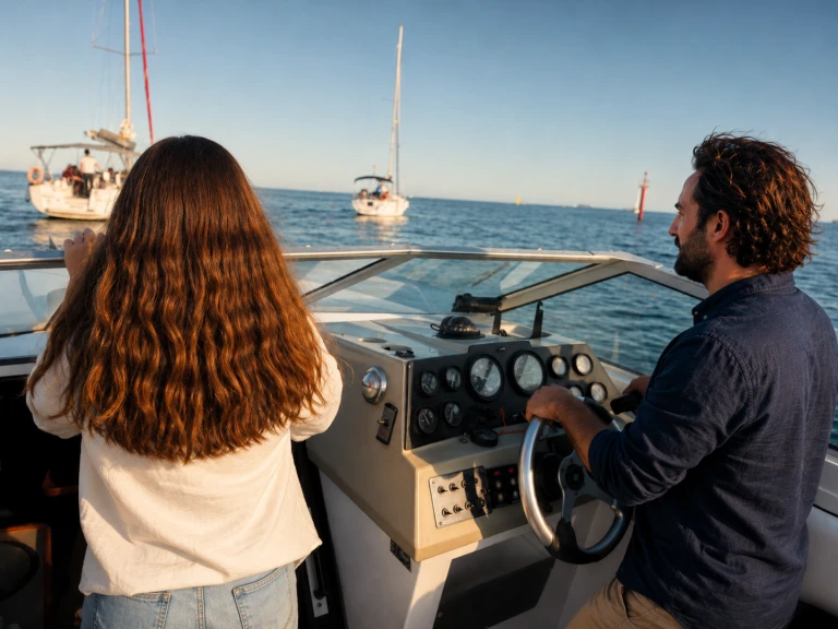 Motorová loď k pronájmu v Port Olímpic of Barcelona za nejlepší cenu