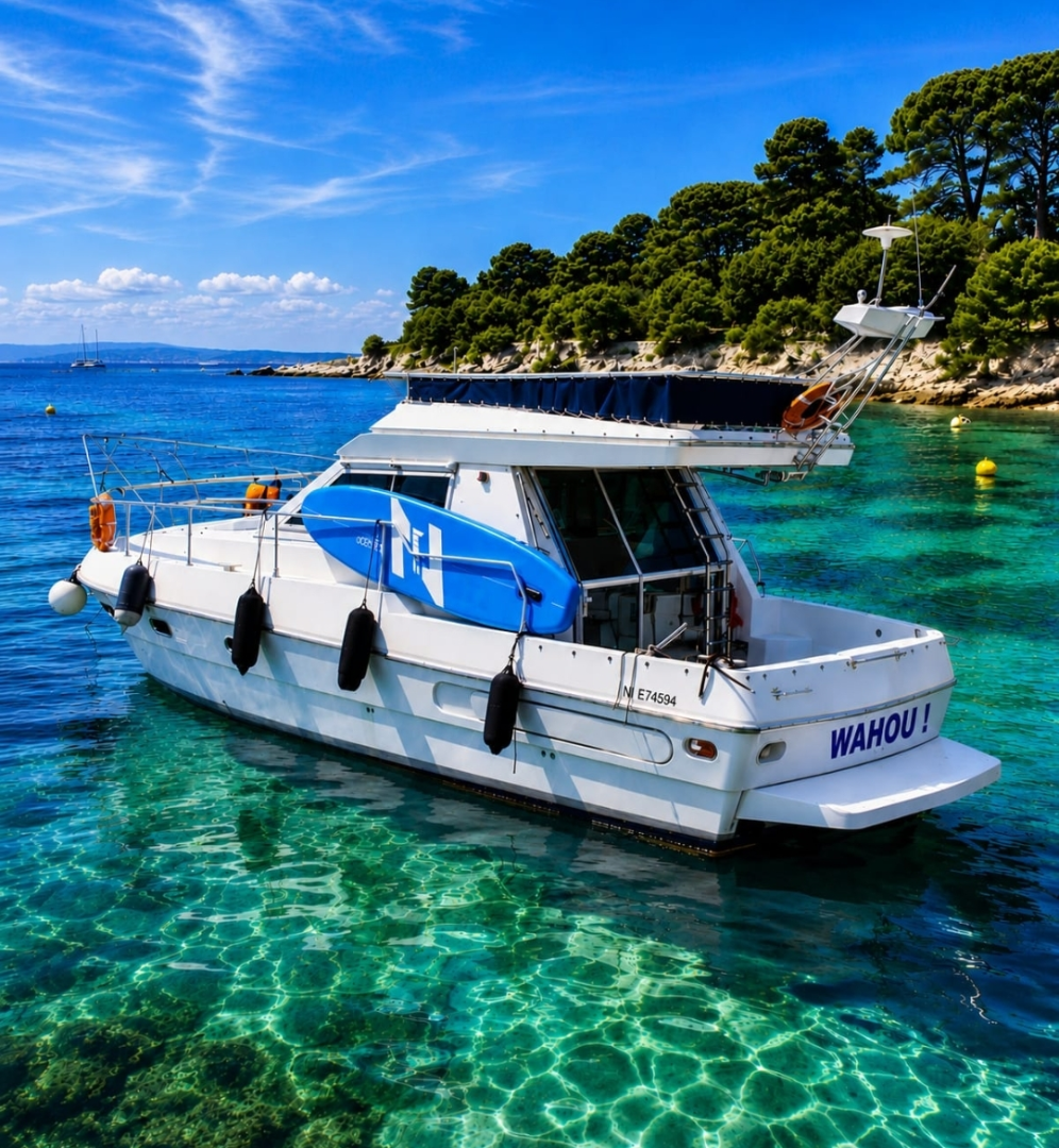Pronájem Motorová loď v Cannes -Ferretti 34