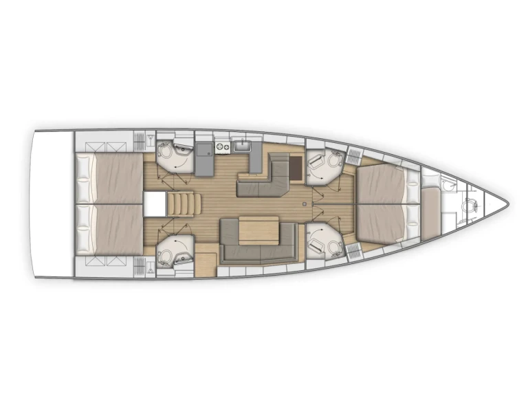 Pronájem lodi Primošten  lákavé ceny Oceanis 51.1