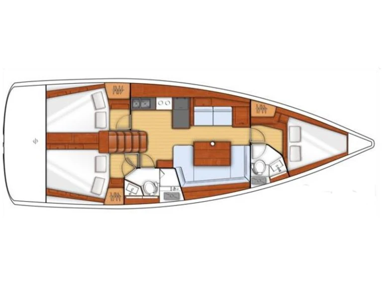 Pronájem lodi Gouvia lákavé ceny Oceanis 41 /3cab