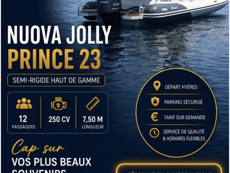 Nuova Jolly Prince 23 jednotlivci a charterové společnosti v Hyeres