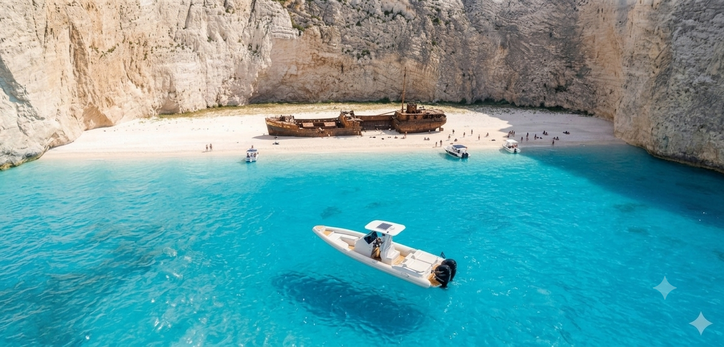 Pronájem Polotuhá loď v Zakynthos  -Seafighter T30
